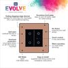 BG Electrical Secondary/Slave Double Touch Dimmer Light Switch, 2 Way, Screwless Front Plate, Evolve, Polished Copper, PCDCPTDS2B