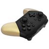 eXtremeRate Metallic Champagne Gold Replacement Handle Grips for Nintendo Switch Pro Controller, Soft Touch DIY Hand Grip Shell for Nintendo Switch Pro Controller - Controller NOT Included