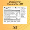 ® Glucosamine + Chondroitin + MSM Capsules, Joint Support Supplement with Vit...