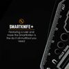 True SMARTKNIFE+ Multitool, Stainless Steel, Black, 110 x 42 x 16 mm