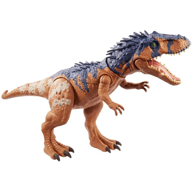 Jurassic World Massive Biters Siats Meekerorum Larger-Species Dinosaur Action Figure, Tail-Activated Strike & Chomp Action