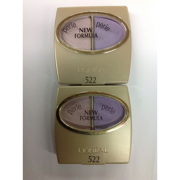 2 X L'Oreal Wear Infinite Eye Shadow SWEET LILAC #522 NEW.