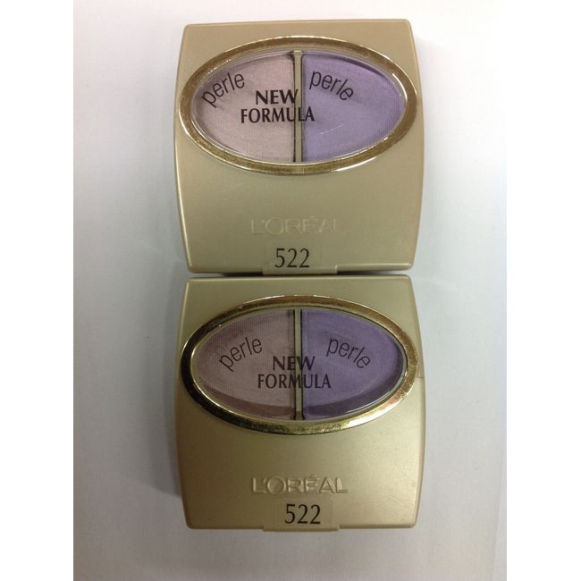 2 X L'Oreal Wear Infinite Eye Shadow SWEET LILAC #522 NEW.