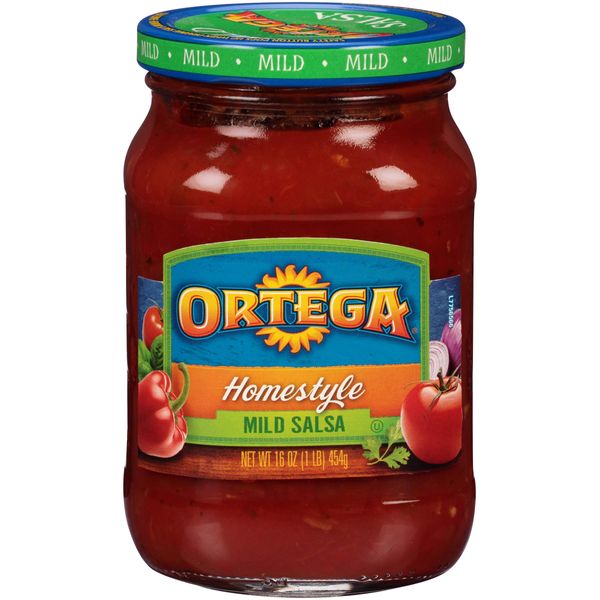 Ortega Salsa, Mild Salsa, 16 Ounce (Pack of 12)