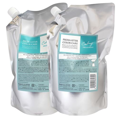 Hoyu Promaster Color Care Carmy Shampoo + Treatment 1000mL (g) (Refill) Set