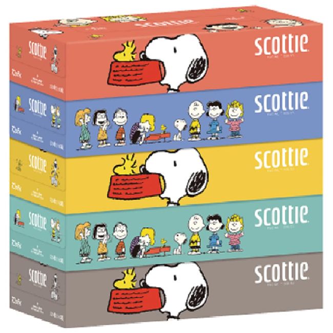 Scottie Tissue Snoopy 5 Pack x 24 Packs