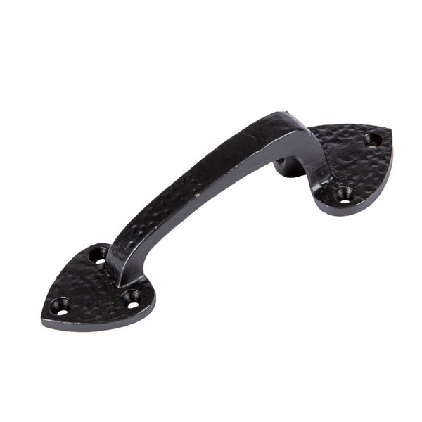Hammer and Tongs - Rustic Arrowhead Door Handle - H155mm - Black