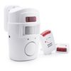 Adapter-Universe 2X Infrared Alarm System Security System Sensor Motion Sensor Wireless with Remote Control Siren Alarm Detection Sensor
