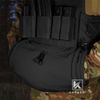 KRYDEX Tactical Soft Shell Hand Warmer VestDrop ShoulderHanger Winter Outdoor BK