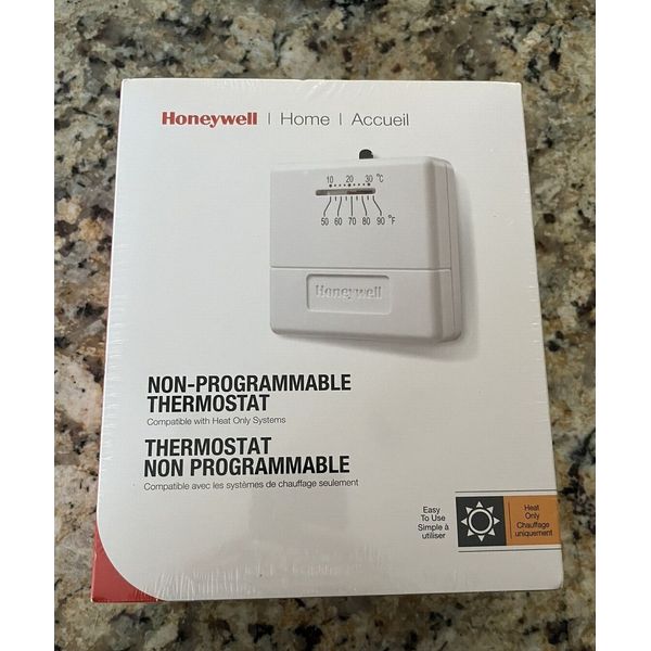 Honeywell CT30A1005 Heat Only Non-Programmable Thermostat White NIP