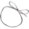 Berisfords Elastic Loop, Polyester, Silver, 120 x 150 cm
