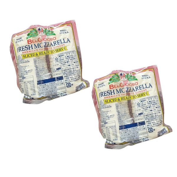 FREE Shipping!! Costco Belgioioso Mozzarella Sliced Cheese 907g * 2 (shipped in ice box + ice pack)