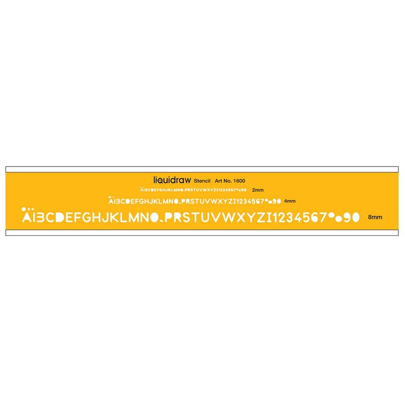 Liquidraw Lettering Stencils for Crafts English Stencil Alphabet Number ...