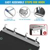 3-Tier Countertop Corner Shelf Movable Organizer for Makeup and Accessories