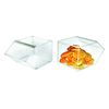 12" Acrylic Stacking Bin Display with Metal Hinged Lift-Open Lid