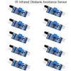 Smart Car Robot For Arduino, Obstacle Avoidance Sensor Module Infrared Reflection Sensor For 10PCS