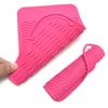 1 Pcs Heat Resistant Mat with Heat Resistant Gloves Silicone Heat Resistant Mat Portable Travel Anti-Scald Mat for Curling Irons Hair Straightener and Hair Styling Tools