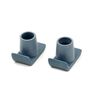 Walking or Zimmer Frame Glide Skis Ferrules (Grey - Without VAT Relief)