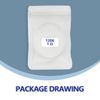 Innfeeltech 150pcs high quality SMD Resistor Kit 1206 1/4W 1 Ω ±1%