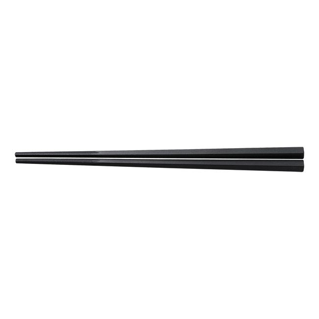 Akebono Sangyo PM-084 Round Noodle Chopsticks Black 7.5 inches (19 cm)