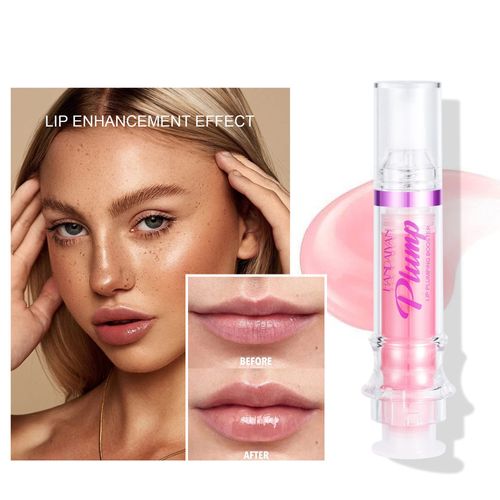 Lip Plumping Booster Estratto di Menta Peperona Filler Instinct Plumping Lip Gloss Gloss Ibrido Ultra Idratante Plumper Olio Labbra Impermeabile per Riparare Lightening Lip Lines (#4)
