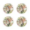 Auntie Morags Eddingtons Mediterranean Garden Melamine/Plastic Side Plate x 4
