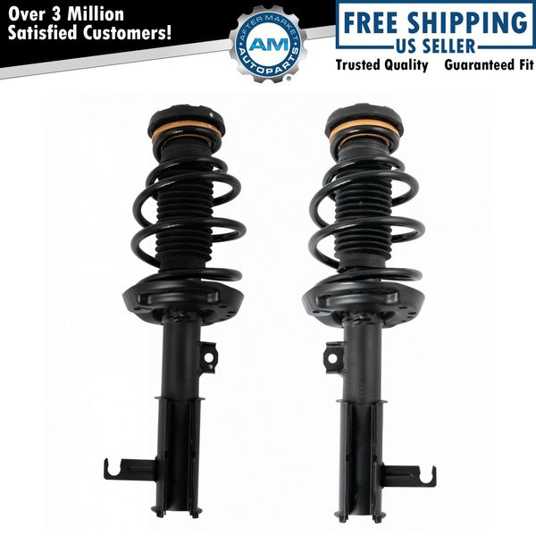 Front Complete Loaded Shock Strut Spring Assembly Pair 2pc Set for Malibu