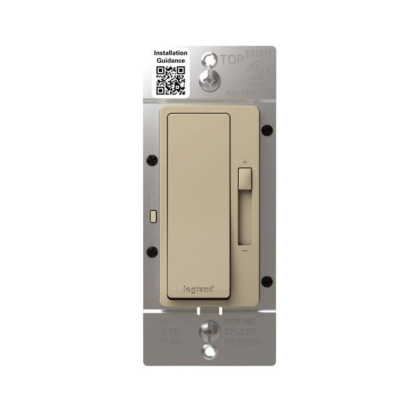 Legrand Radiant 150-Watt Single-Pole/3-Way LED Advanced Dimmer, Ivory