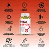 Vital Surge Gummies Supports Performance and Boosts Energy (5 Pack)