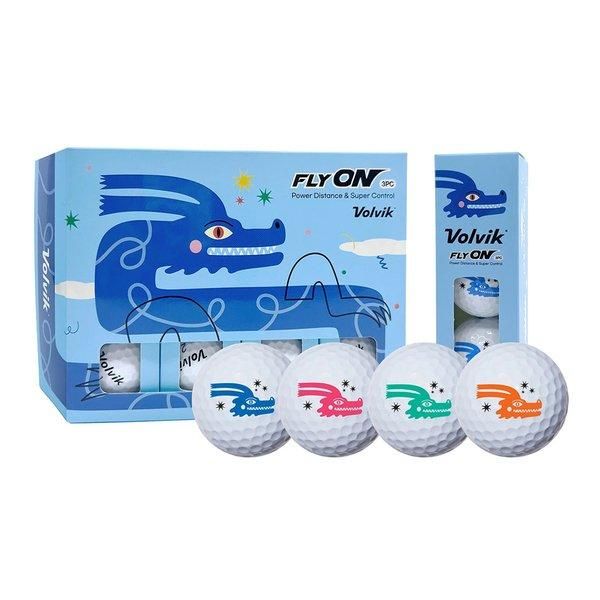 [Shinsegae Mall] Volvik Fly-On 3-piece golf ball gift set