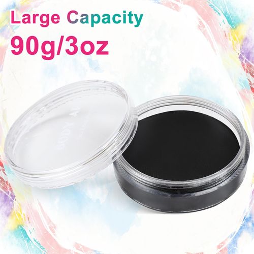 FLYISH DIRECT Professional Make-Up Face Painting and Body Painting, 90 g Professional Aqua Make-Up, Water-Based Make-Up Colours, for Halloween, Fancy Dress, Parties, White