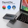 PVBCTCSID 10Gbps USB 3.2 Switch 2 Computers Share USB A/C Ports Supports USB C Input for Mouse Keyboard Printer with Desktop Controller