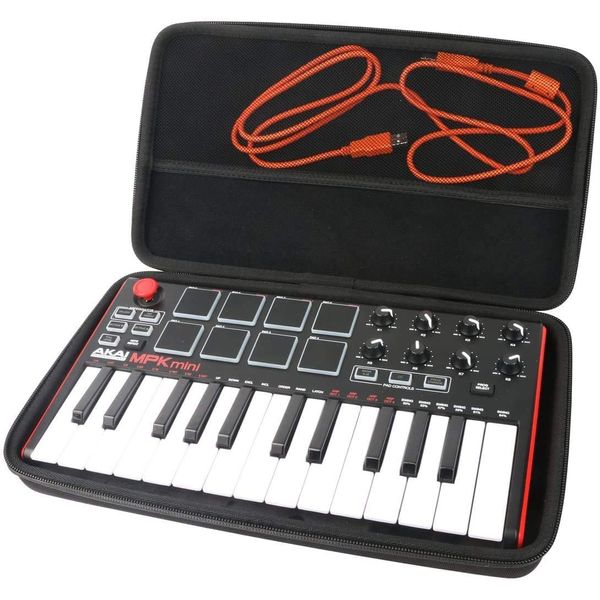 Khanka Tasche Schutzhülle für Akai Professional MPK Mini MK3/ MKII MK2/ Mini Play Kompakter USB MIDI Keyboard & Pad Controller.(nur tasche)