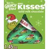 Hershey's Kisses Grinch Solid Milk Chocolate MINI Christmas Candy Gift 1.45oz