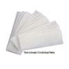 12 pack Electrostatic Register Floor Ceiling Vent Filters 4" X 12" Reduce Dust
