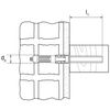 fischer Art.csb Blister Pack of 2 Shelves to Disappear