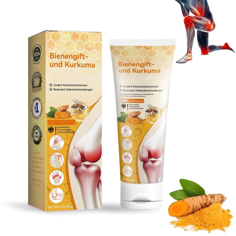 Furzero Bee Venom and Turmeric Joint Cream,Furzero Turmeric Bee Venom ...