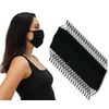 Simlu 50 Pack Unisex Reusable Pleated Face Mask with Adjustable Elastic, 2 Layer, Washable Nose Wire