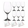 Riedel Ouverture Magnum Glasses and Apple Decanter Set with 3 Microfiber Cloths