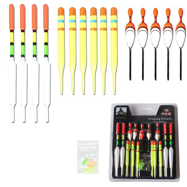 Fishing Float Vanow 15pcs Set Floats Fishing Floats Fishing Floats