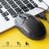 Dynamode Wired USB 2.0 Computer Mouse - 1000 DPI Ambidextrous Optical Mice with 3-Buttons & Scroll Wheel Compatible with Windows PC, Desktop, Laptop, Mac - Black Plug & Play PC Mouse with 1M Cable
