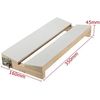 Brccee AC New Adjustable V Shape Insects Butterfly Spreading Mounting Board Solid Wood Wings