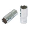 KS Tools 918.3842 3/8" CHROMEplus Sechskant-Stecknuss, lang, 22mm