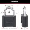Master Lock Combination Lock Set Your Own Combination Lock Indoor and Outdoor Lock Weatherproof Code Lock 2 Pack 178EC2 Black