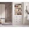Moen 218W0SRN Attune 8-Function Wall Mount Fixed Showerhead, Spot Resist Brushed Nickel