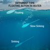 Alwonder 4pcs Bombarda Floats Carp Inline Controller Float in 3 Density Surface Controller Float Long Cast for Carp Beach Coastline Fishing (Floating,50g)