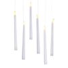 Ginger Ray Halloween LED White Floating Candles Hanging Party Decorations 6 Pack