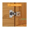 60 Pack 1-5/16" Overlay 3D Soft Close Concealed Hinge for Face Frame Door, Sm...