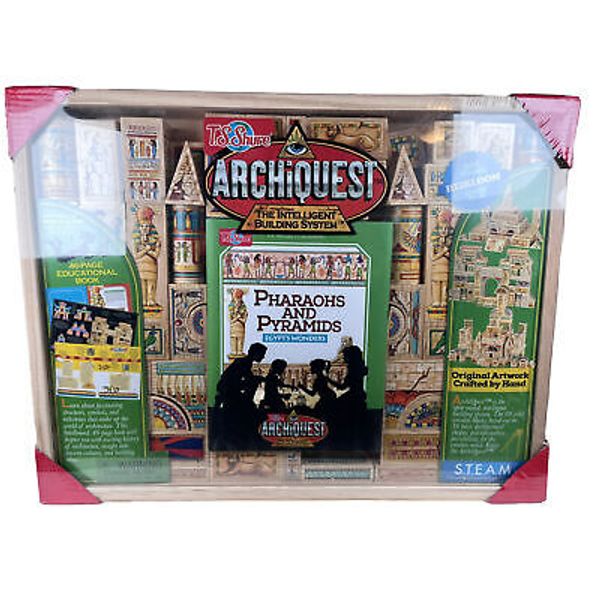 NIB New Sealed T.S. Shure Archiquest 1095 Wooden Blocks Pharaohs and Pyramids