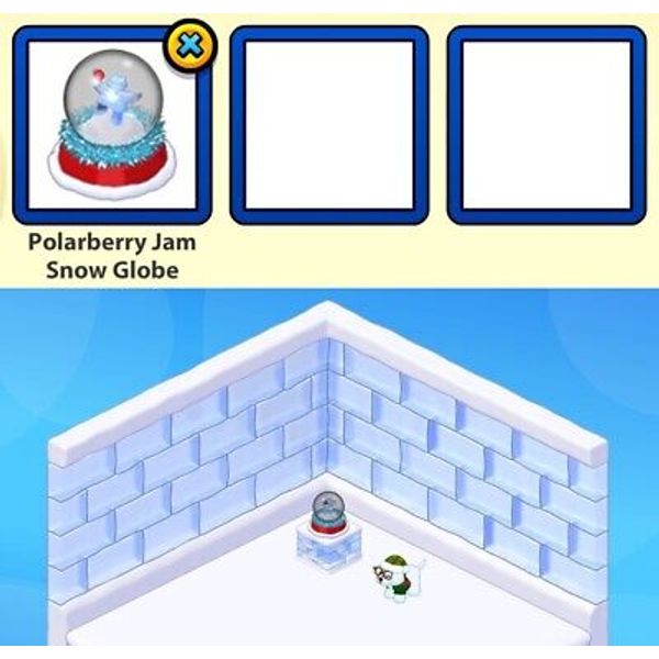 2013 Webkinz CHRISTMAS COUNTDOWN Gift: Polarberry Jam Snow Globe